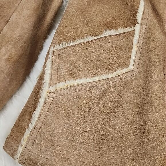 Vintage Cabin Core Leather P.B.D. Coat Shearling Rancher Marlboro - Picture 16 of 16